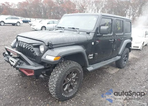 2018 Jeep Wrangler Unlimited Sport S 4X4 z USA, uszkodzony, nr VIN 1C4HJXDG4JW238321